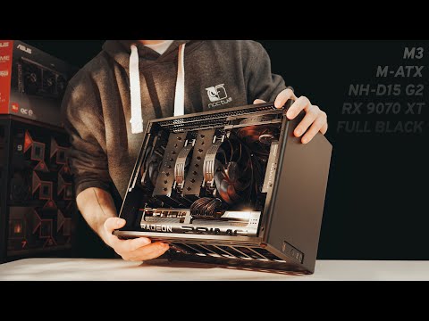 Just perfect - NCASE M3 & Noctua NH-D15 G2 Chromax.Black