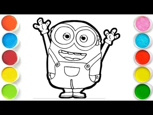 MINION Drawing, Painting & Coloring For Kids and Toddlers_ Child Art