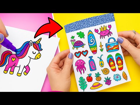 ๐ฆ How to Make Your Own Stickers! ๐ Best Pony & Unicorn Crafts Ever! โจ