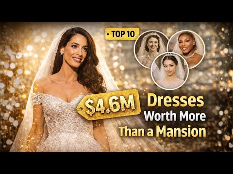 💍 The 10 Most Expensive Celebrity Wedding Dresses in History. Over $45 Million in Couture!