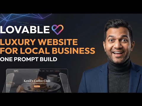I Built a Luxury Website for Local Business with 1 Prompt (Lovable AI Tutorial)