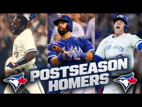 16 minutes of EPIC Blue Jays Postseason homers (Joe Carter, José Bautista George Springer, MORE 🔥)
