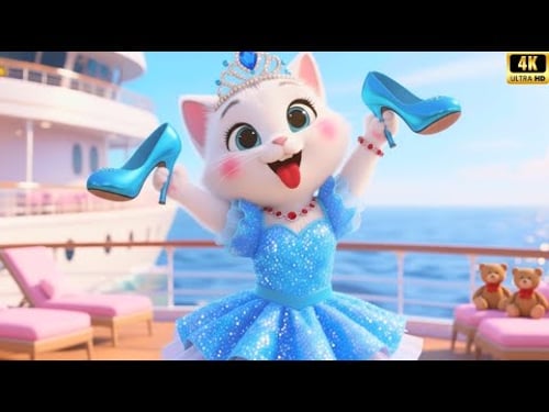 😱 OMG! Cute Little Kitten Tries Makeup For The First Time In Life To Surprise Mom 💄. | AI Cat Sto