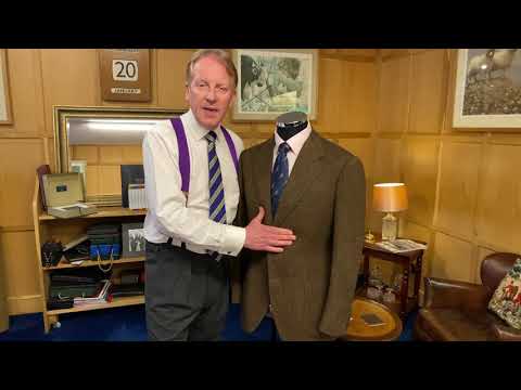 Savile Row Bespoke Shetland Tweed ready to go...