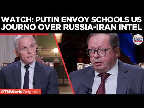 WATCH: ‘I Don’t Accept Accusations’ – Russia’s UK Envoy Fires Back At West Media Over Iran Intel