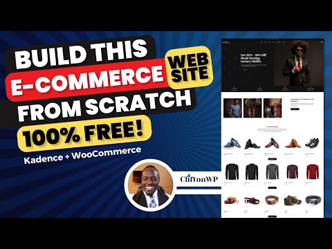 🔥How to Build a Stunning eCommerce Website🔥 from Scratch with Kadence & WooCommerce | 100% Free!