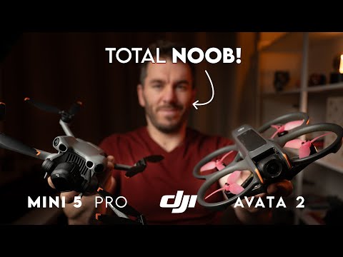 Flying the DJI Mini 5 pro and DJI Avata 2 as a total noob!