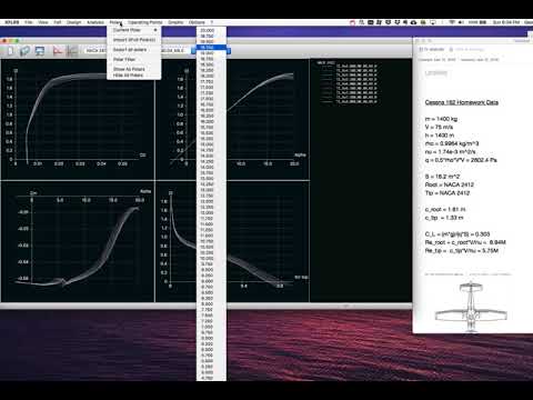 XFLR5 - Simple Wing Calculation
