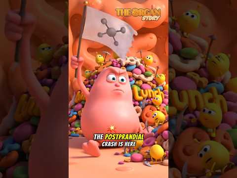 Why do you get sleepy after lunch? | The Organ Story #health #science #brain #healtheducation