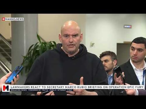 🇺🇸 "Trump Was Right!" Fetterman Defends US Strikes on Iran and Slams Dems over War Powers Act