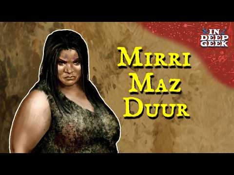 What did Mirri Maz Duur want?
