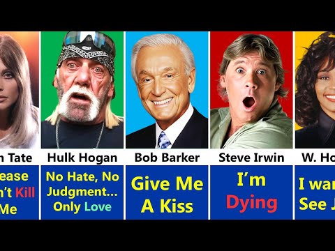 😱 SHOCKING Last Words of Hollywood Legends Before Death