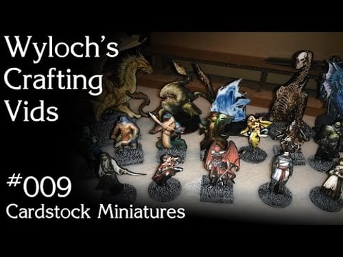 How to Make Cardstock Miniatures for Dungeons & Dragons, Poorhammer