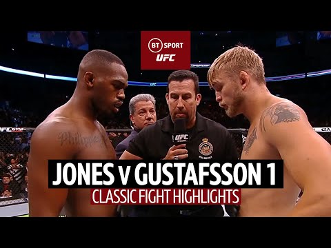 Jon Jones v Alexander Gustafsson 1 | Hall of Fame title fight | Classic fight highlights