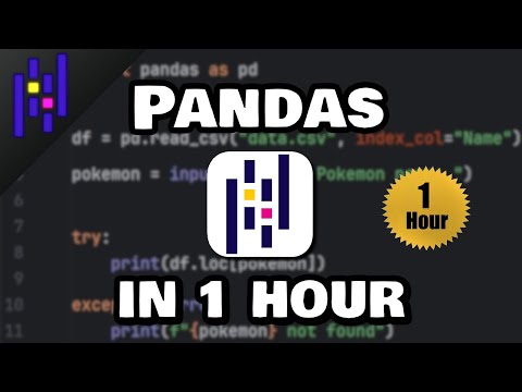 Learn Pandas in 1 hour! 🐼