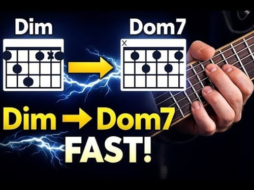 Diminished to Dominant 7 in a Split Second?