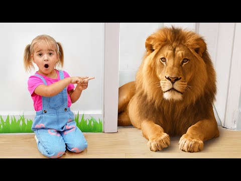 Learn wild animal names and sounds with Alice!