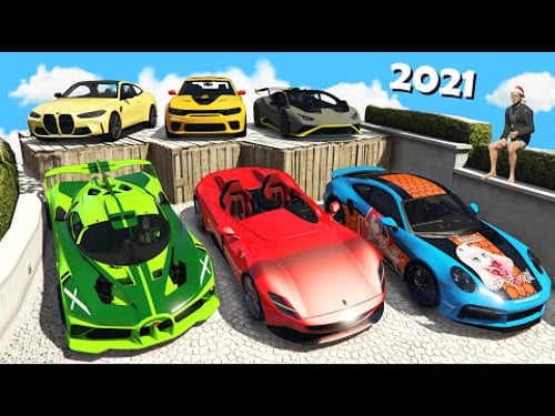 GTA 5 - Stealing Luxury Cars 2021 with Michael! (Real Life Cars #19)