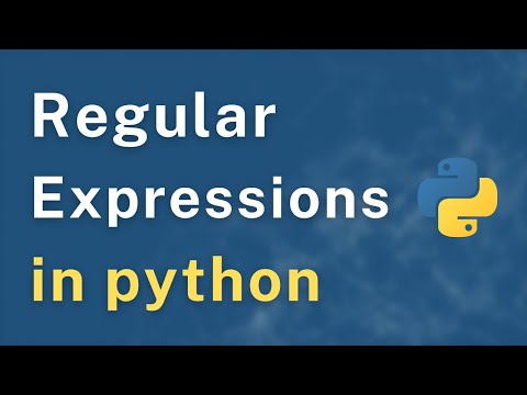 Regular Expressions in Python | Regular Expressions Python Tutorial