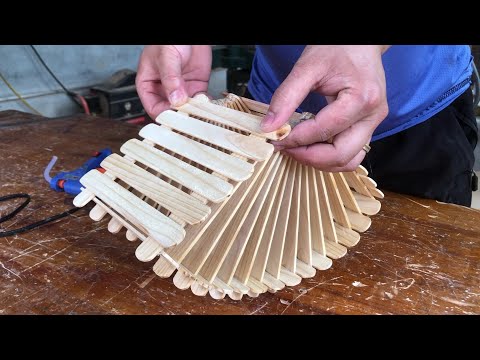 Diy Desk Lamp - How to Make A Popsicle Stick Desk Lamp at Home
