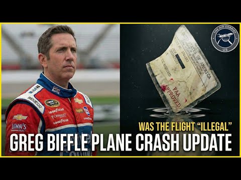 Greg Biffle Plane Crash Update: Was The Flight "Illegal"? (License Scandal)