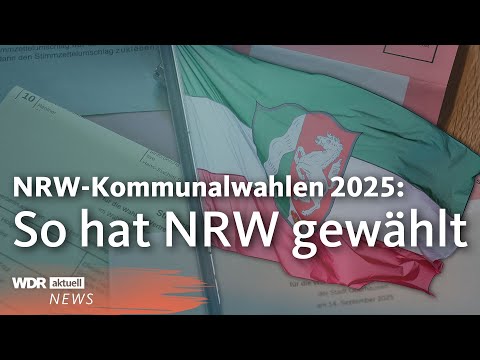 NRW-Kommunalwahlen 2025: Reaktionen und Hochrechnungen am Wahlabend | WDR aktuell