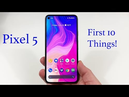 Pixel 5: First 10 Things To Do!