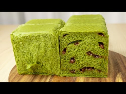 Hokkaido Matcha Milk Loaf, very soft and fluffy, easy recipe