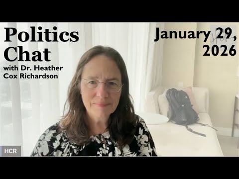 Politics Chat, January 29, 2026