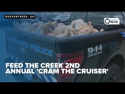 Feed the Creek's 'Cram the Cruiser' fills three Beavercreek PD vehicles