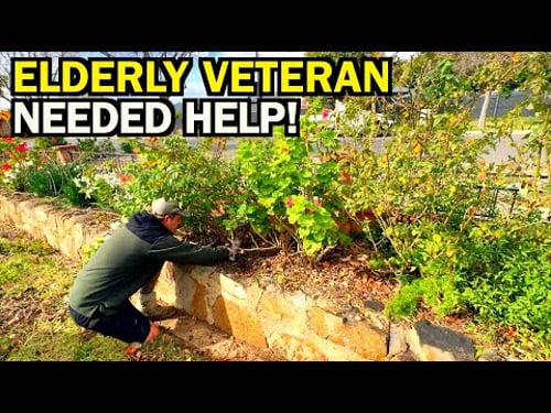 VETERAN Couldn't Cope With His OUT OF CONTROL Yard - I Gave Him PEACE