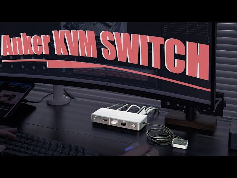 Anker KVM Switch Review: Seamlessly Switch Dual-4K Monitors and Inputs For 2 PC/Laptops!