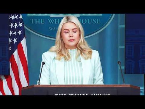 Trump Press Secy BRUTAL COLLAPSE in public