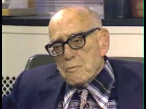 Robert Moses (the "Power Broker") Interview (1977)