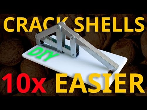 DIY Nut & Crab Shell Cracker with 10x Mechanical Advantage