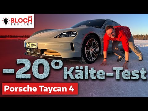 -20 Grad & Allrad: Was soll schon schief gehen? Im Porsche Taycan 4 auf Eis - Bloch erklärt
