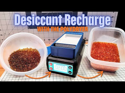 Recharging Desiccant with the Polymaker PolyDryer