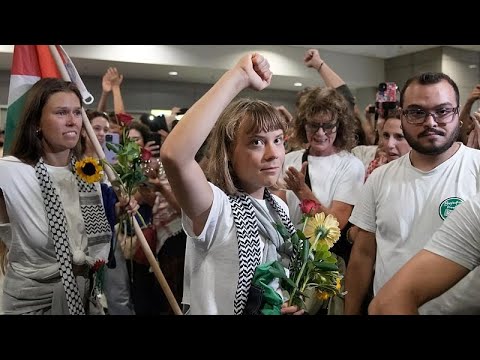 Greta Thunberg among 171 flotilla activists deported from Israel after failed bid to reach Gaza