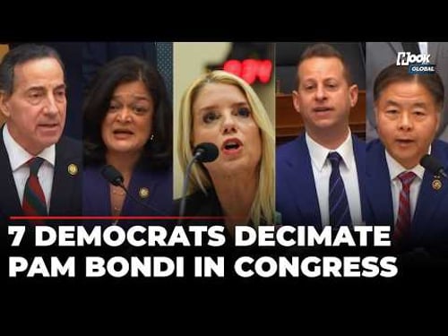 Democrats Raskin, Jayapal, Swalwell, Lieu, Ross, Moskowitz, Lofgren Hammer Pam Bondi For 40 Minutes