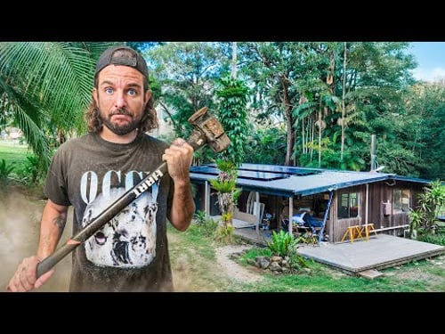 I'm ripping apart my OFF-GRID Cabin...