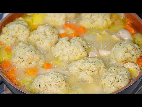 Creamy Chicken & Dumplings Creamy Chicken Stew and Herby Dumplings