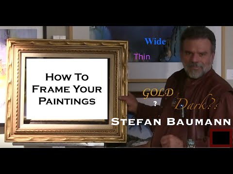 Secrets and Advice on Framing Your Painting Plus Composition and The Effect of Light