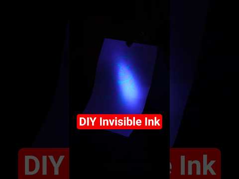 DIY Invisible Ink!
