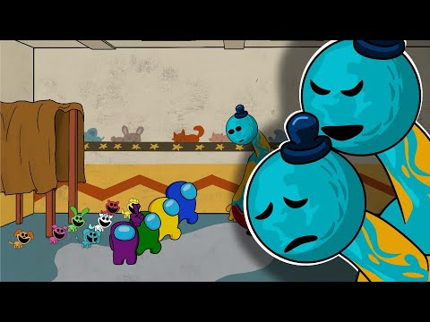 AMONG US vs. DOEY the DOUGHMAN in POPPY PLAYTIME CHAPTER 4 || kiwis ANIMATION