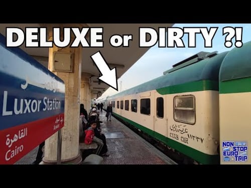 Egypt's "LUXURY" Tourist Sleeper Train: Cairo to Luxor
