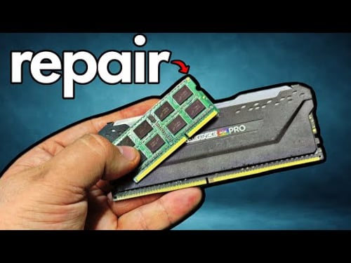 Fixing RAM Sticks Instead Of Paying These Prices