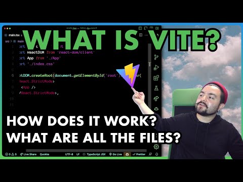 What is Vite? How does it work? Explaining all the files in a generated React + TypeScript App