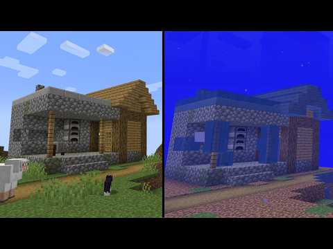 Minecraft, But The Whole World Is Underwater