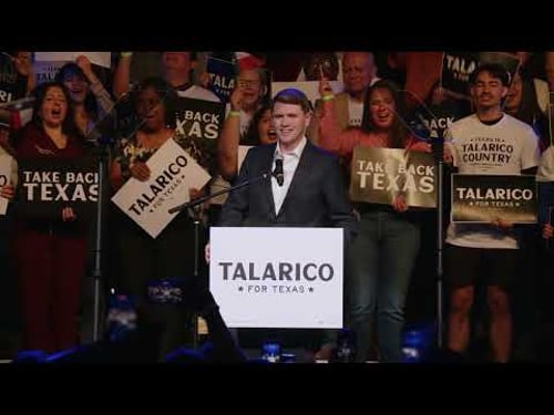 James Talarico delivers Democratic primary victory speech