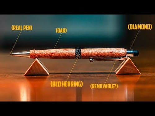 Disassembling a SPY Pen to Find a Hidden Diamond!